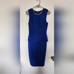 Elegant Blue Women's Dress